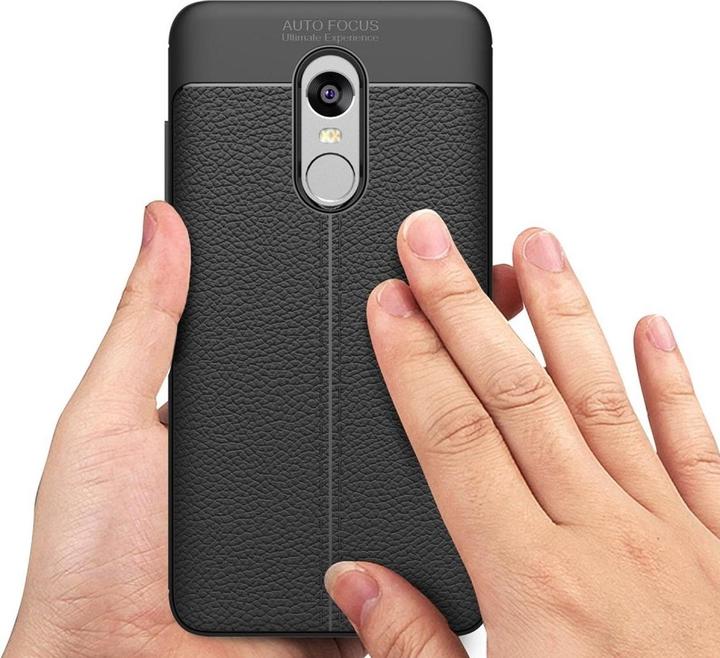 Produktbild König Design Xiaomi Redmi Note 4 Handy Hülle Schutz Case Back Cover Silikon Bumper Schwarz (Xiaomi Redmi Note 4)