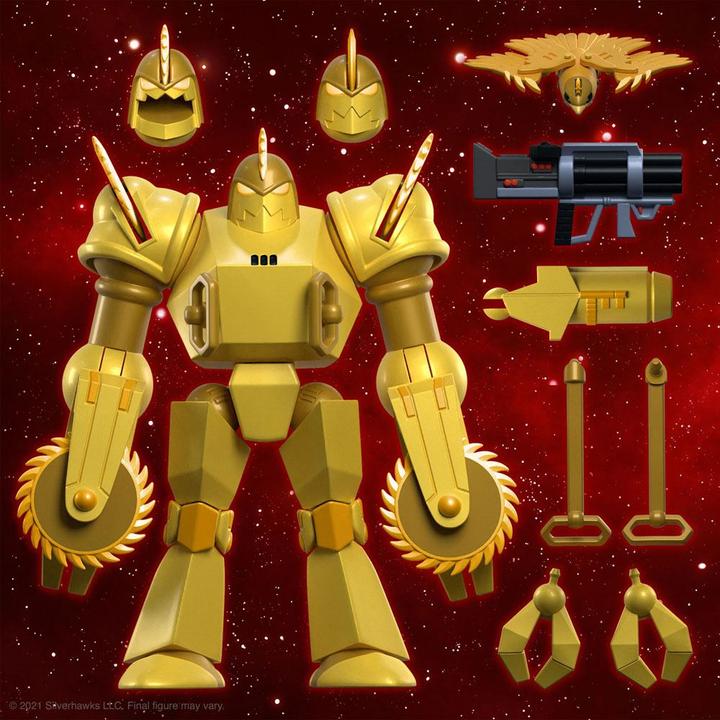 Actual product image Super7 SilverHawks figurine Ultimates Buzz-Saw 20 cm