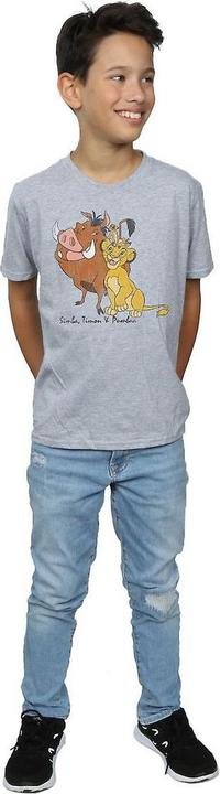 Immagine prodotto The Lion King Maglietta Simba Timon e Pumba classica Ragazzi (140, 146)