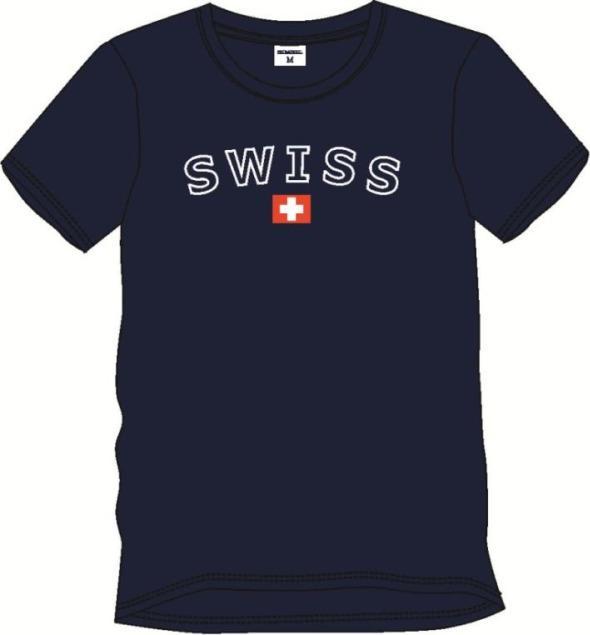 Actual product image CreaDiva T-Shirt Swiss dunkelblau unisex M (M)