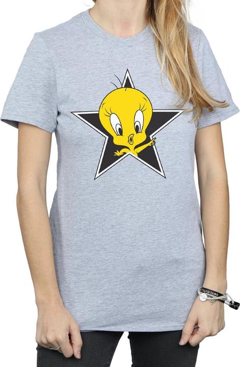 Immagine prodotto Looney Tunes Tweety Pie Star Maglietta Ampia Donna (M)