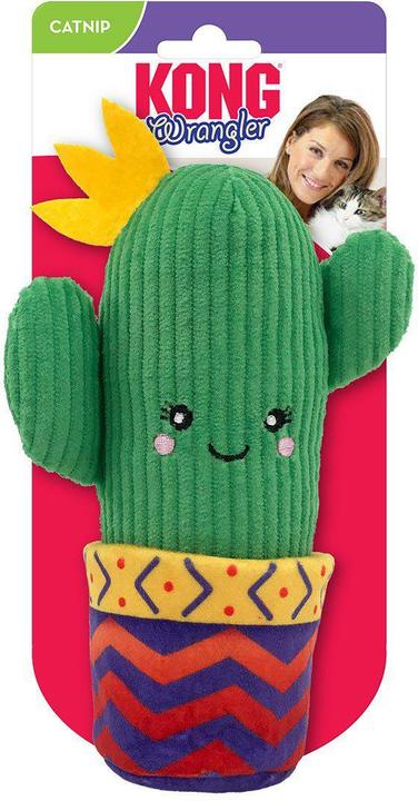 Actual product image KONG Wrangler Cactus 21.5 X 13 X7.5Cm (Catmint toy)