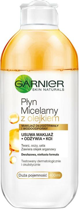 Garnier Skin Naturals two-phase micellar water with argan oil 400ml (Mitesserentferner, 400 ml)