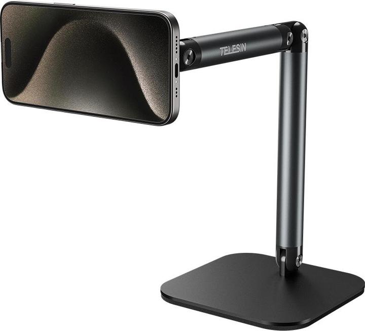 Actual product image Telesin Mobile Video Live Streaming Desktop Stand with Magsafe (iPhone 15, iPhone 13, iPhone 14)