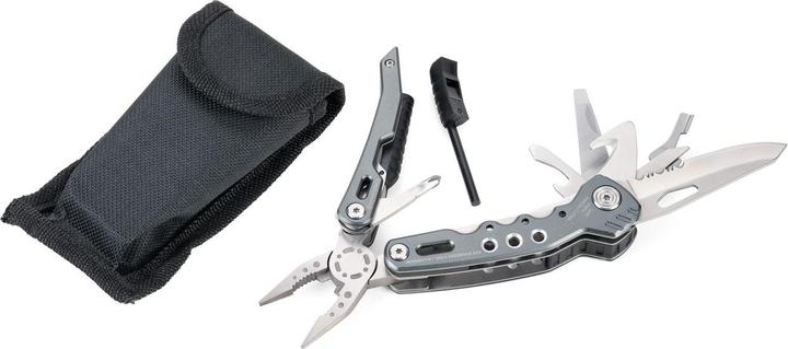 Troika FIRE TOOL 14 Outil avec 14 fonctions, gris (14 Functions)