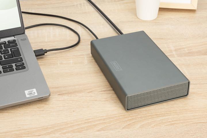 Produktbild Digitus USB 3.0 Festplattengehäuse, 3,5", SATA, 16TB, Aluminium (3.5")