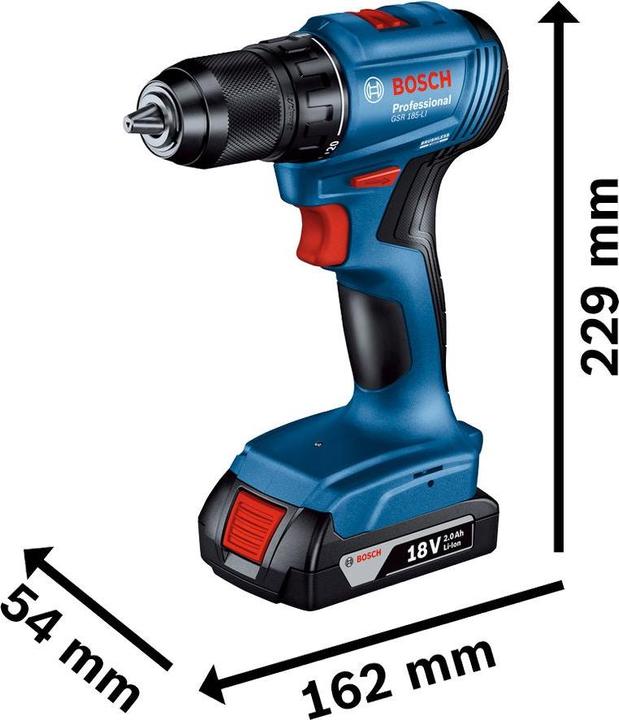 Actual product image Bosch Professional GSR 18V-45 (Rechargeable battery operated)