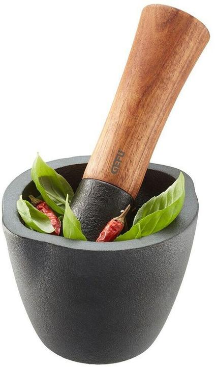 Produktbild GEFU Mörser X-PLOSION mini aus Gusseisen 8,5 cm Durchmesser