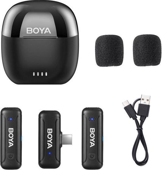 Immagine prodotto Boya BY-WM3T-U2 - Kit per Type-C 2 x trasmettitore / 1x ricevitore / 1x custodia (BY-WM3T-U2)