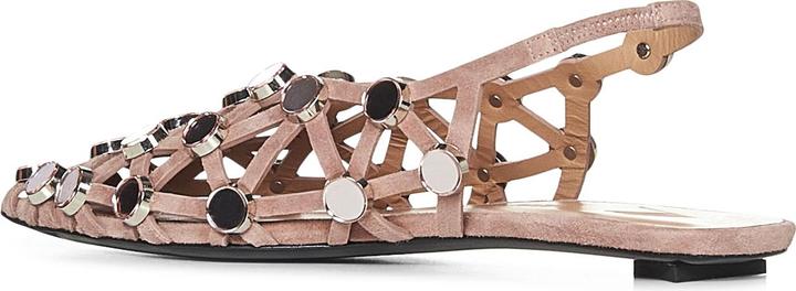 Actual product image The Attico Flat Shoes Beige (39)