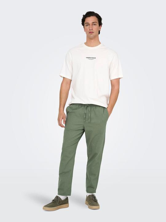 Actual product image Only & Sons Onslinus Crop 0007 Cot Lin Pnt Noos (XL)