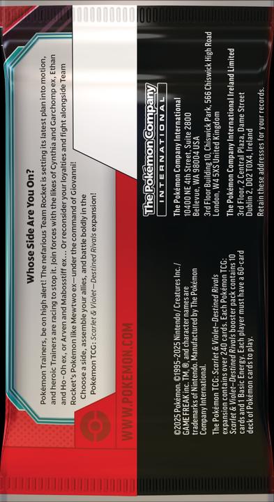 Immagine prodotto Asmodée P-EN SV10 Rivali Destinati (Inglese, Pacchetto Booster)
