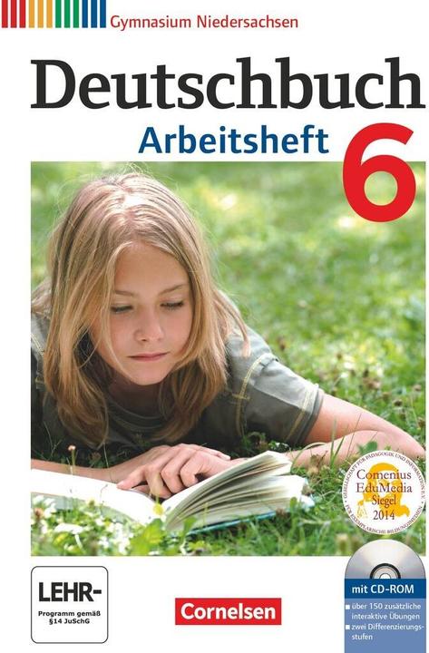 Produktbild Deutschbuch Gymnasium 8. Schuljahr. Arbeitsheft mit Lösungen und CD-ROM. NI (Deutsch, Andrea Wagener, Kerstin Muth, Cordula Grunow, Vera Potthast, Irmgard Schick, Angela Mielke, Angela Horwitz, Sandra Simberger, 2012)