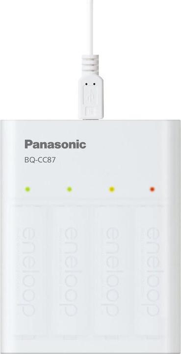 Produktbild Panasonic eneloop Smart Plus USB Travel Charger BQ-CC87 (5 Stk., AA, 2000 mAh, Ladegerät inkl. Akku)