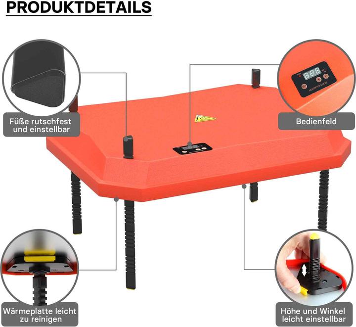 Produktbild Fudajo 30x40cm Küken-Wärmeplatte Temperaturregler 30W Heizplatte Kükenaufzucht (30 W)