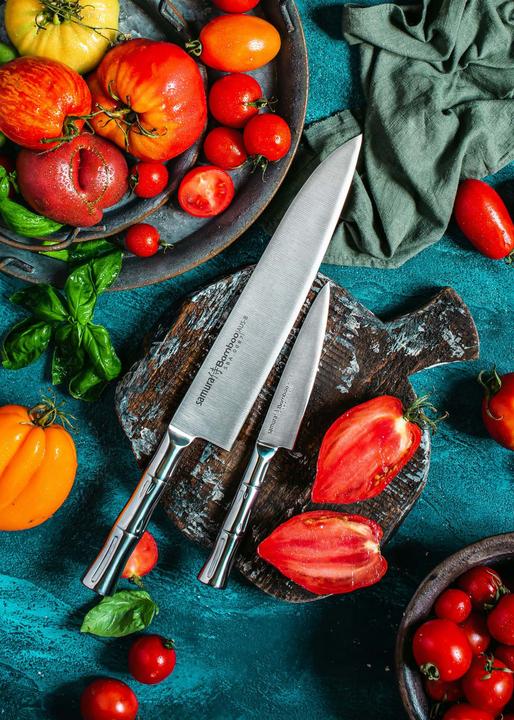 Image du produit Samura BAMBOO Universal Kitchen Utility knife 5"/ 125mm made of AUS 8 Japanese steel 59 HRC (12.50 cm)