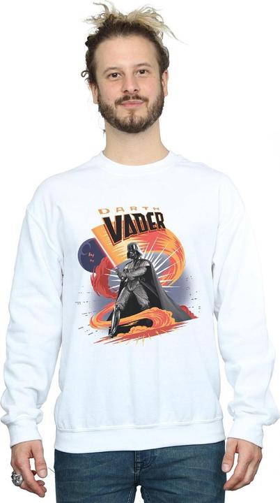 Actual product image Star Wars Mens Darth Vader Swirling Fury Sweatshirt (S)