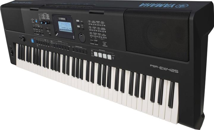Produktbild Yamaha PSR-EW425 Keyboard Schwarz inkl. Netzteil (76 Tasten)