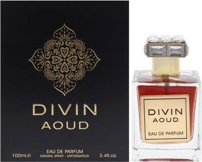 Actual product image Maison Alhambra Fragrance World Divin Aoud Unisex 3.4 Oz EDP Spray (Eau de parfum, 100 ml)