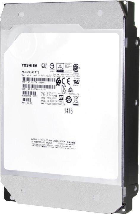 Image du produit Toshiba MG07ACA Series (14 To, 3.5", CMR)