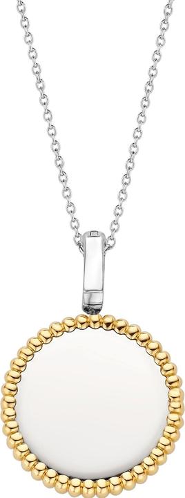Ti Sento Milano Chaîne avec pendentif et zircon bicolore 6798SY (Argent 925, 20cm)