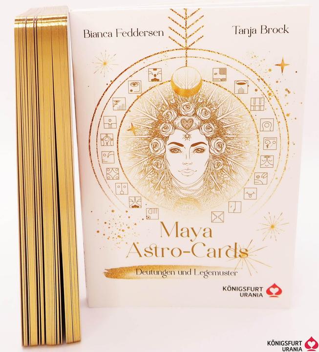 Produktbild Maya-Astro-Cards: 44 astrologische Orakelkarten mit Booklet (Deutsch, Tanja Brock, Bianca Feddersen, 2023)