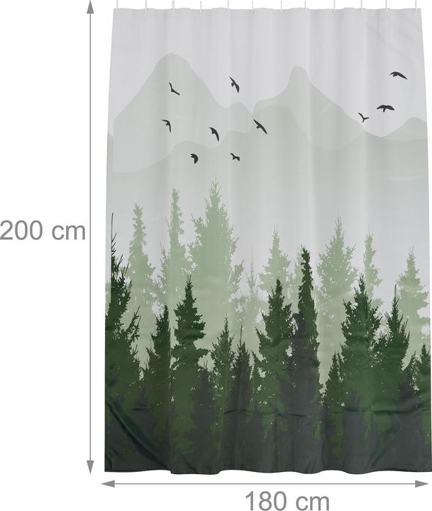 Produktbild Relaxdays Duschvorhang (180 x 200 cm)