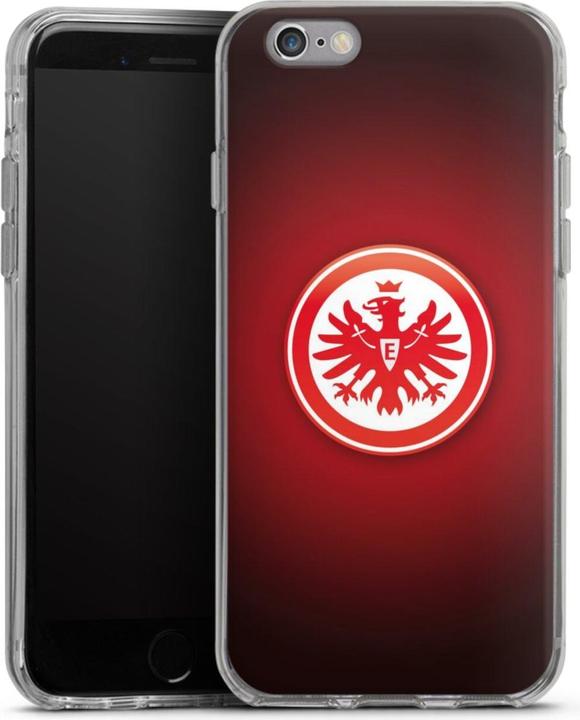 Produktbild DeinDesign Silikon Hülle für Apple iPhone 6 Handyhülle Case Smartphone Schutzhülle Eintracht Frankfurt (Apple iPhone 6)