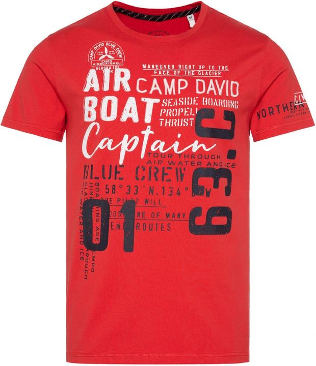Camp David T-Shirt ALASKA ICE TOUR Kurzarmshirt (M)