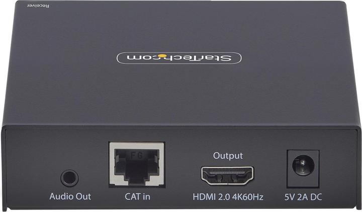 Actual product image StarTech .com IH2006-HDMI-RX, Receiver, Kabelgebunden, 3840 x 2160 Pixel, 60 Hz, Schwarz, Metall