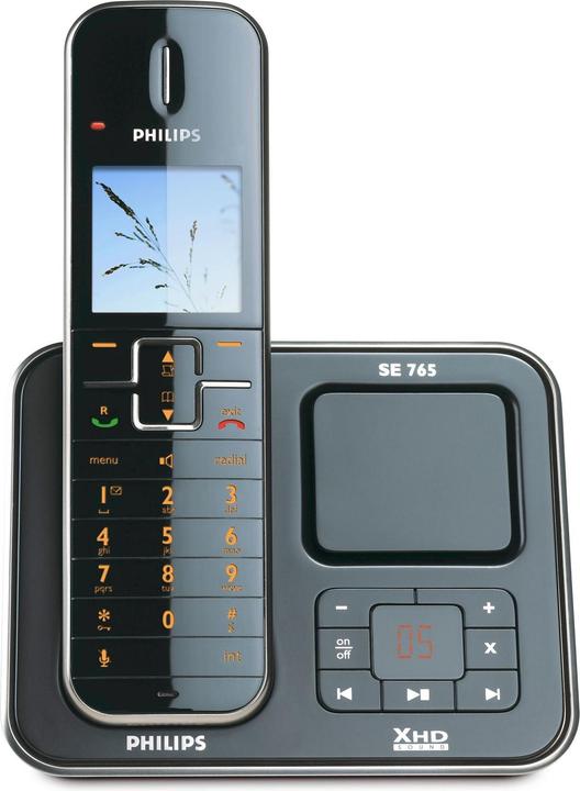 Produktbild Philips SE7651B/38 DECT Telefon, mit Anrufb. Schwarz