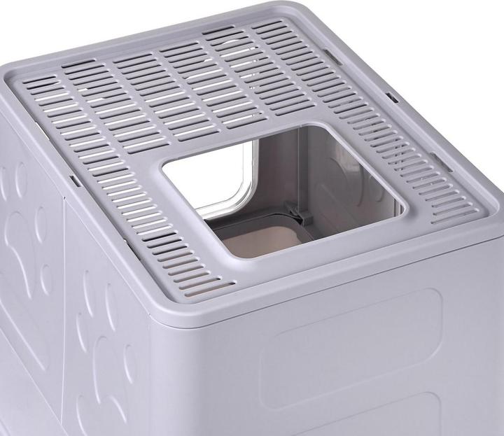 Actual product image Diamentiq Kuweta dla kota YOKO 51x41x38cm 1szt (Cat litter tray open)