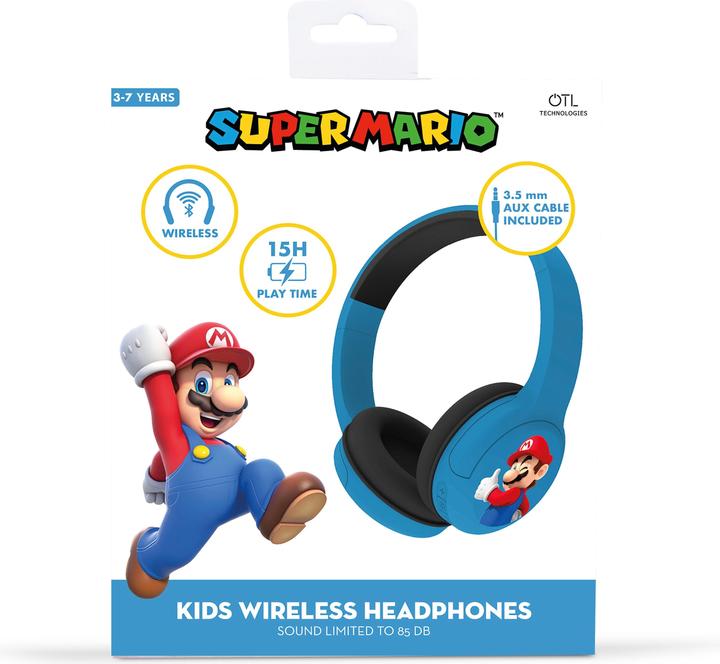 Actual product image OTL - SUPER MARIO - CORE WIRELESS HEADPHONES (Bluetooth)