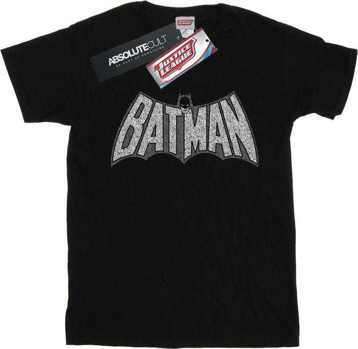 Batman Retro Crackle Logo TShirt (3XL)