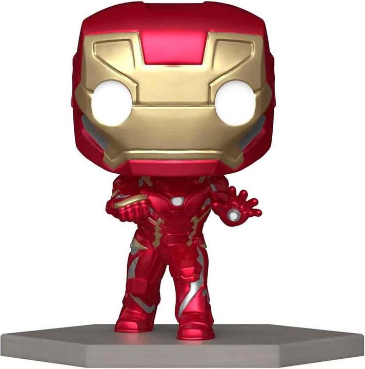 Image du produit Funko POP! Marvel : Civil War Build A Scene - Iron Man - Captain America 3 - Amazon Exclusive - Colle