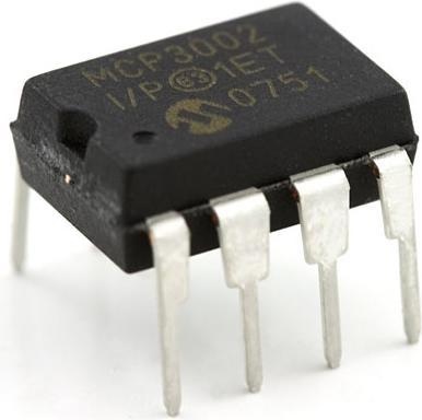Actual product image Microchip Analog to Digital Converter MCP3002