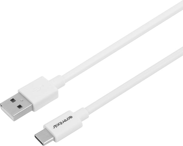 Actual product image Essentials USB-A - USB-C Cable, 3m, White (USB 2.0)