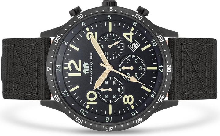 Image du produit Hommes Chronographe Flight Captain Nylon Vert - 34128 (Chronographe, 43.80 mm)