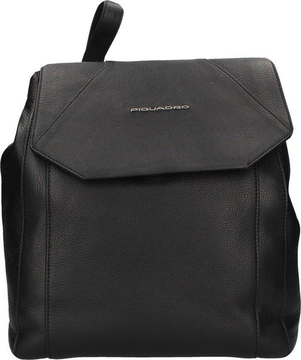 Image du produit Piquadro Cuir, sac à dos en cuir, noir, extensible, pour femmes