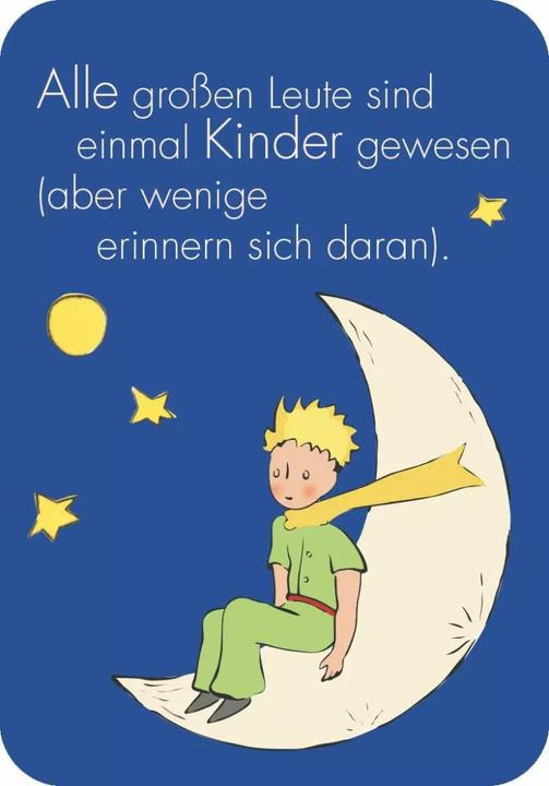 Produktbild Der Kleine Prinz. 50 Glückskärtchen für jeden Tag (Deutsch, Antoine de Saint-Exupéry, 2020)