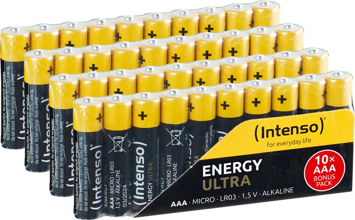 Actual product image Intenso Energy Ultra (40 pcs., AAA, 1250 mAh)