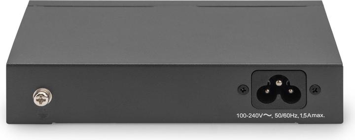 Productafbeelding Digitus Gigabit Ethernet PoE Switch 4-poorts PoE + 1-poorts uplink, 60W PoE Budget (4 Havens)