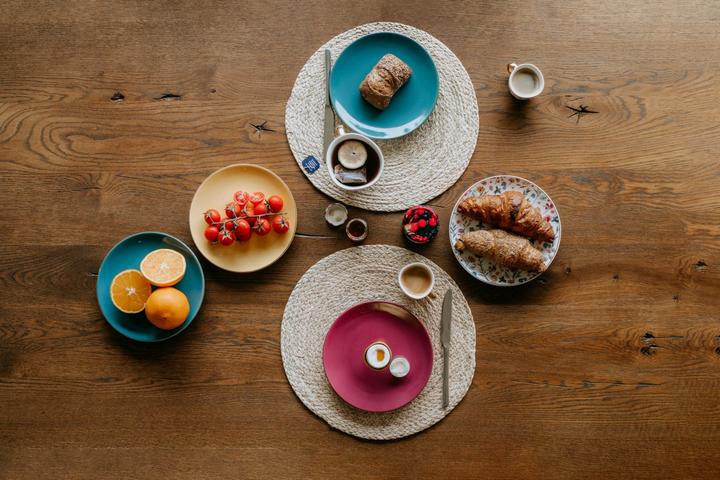 Image du produit Kadastar Assiette à hors-d'oeuvre Fleurissepetrol, Ø 21 cm (1 x, 21 cm)