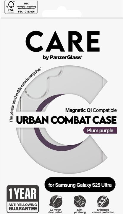 Immagine prodotto PanzerGlass CRRFUTCG38488, Cover, Samsung, Samsung - Galaxy S 2025 Ultra, Trasparente (Samsung Galaxy S25 Ultra)