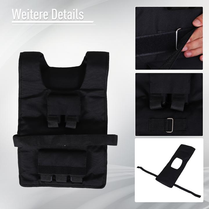 Actual product image Homcom Training waistcoat with 20 iron weights (1 x 20 kg)