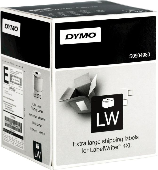 Actual product image Dymo Labels LabelWriter 4XL 104x159 mm, 220 pcs.