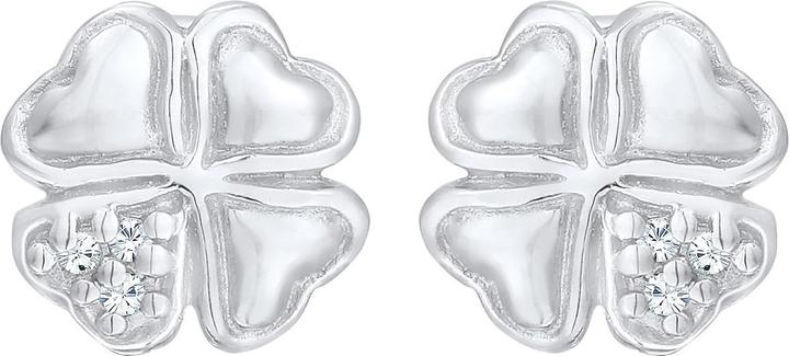 Elli Kleeblatt (925er Sterling Silber, Diamant)
