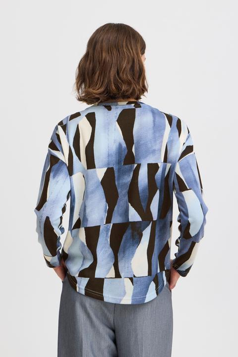 Actual product image B.young BYPIETA AOP CREW 20815356 (XS)