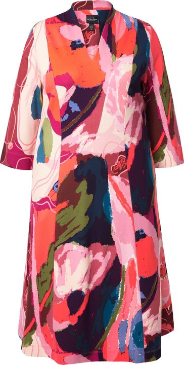 Produktbild Ulla Popken Midikleid, Punto di Roma, Kelchkragen, 3/4-Arm (56)