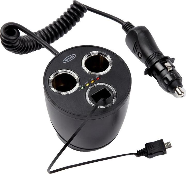 Produktbild Hückmann KFZ-Mehrfachsteckdose 12V